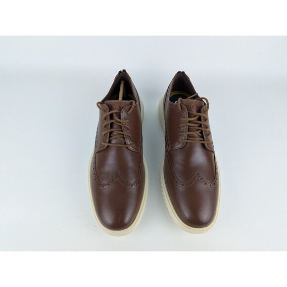 Cole Haan Grand+ Wingtip Leather Oxford British Tan Dress Shoe Men\'s Size 10 NIB main image 6